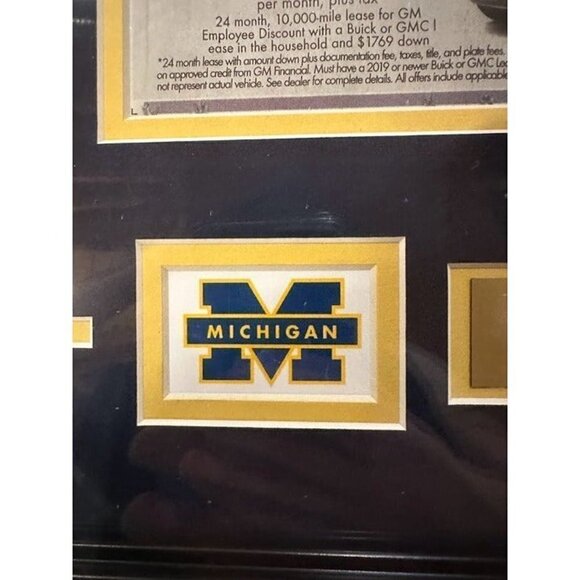 Michigan Wolverines 2024 CFP Detroit Free Press Frontpage Newspaper Framed - Picture 5 of 5